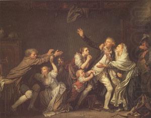 The Paternal Curse or and Ungrateful Son (mk05), Jean Baptiste Greuze